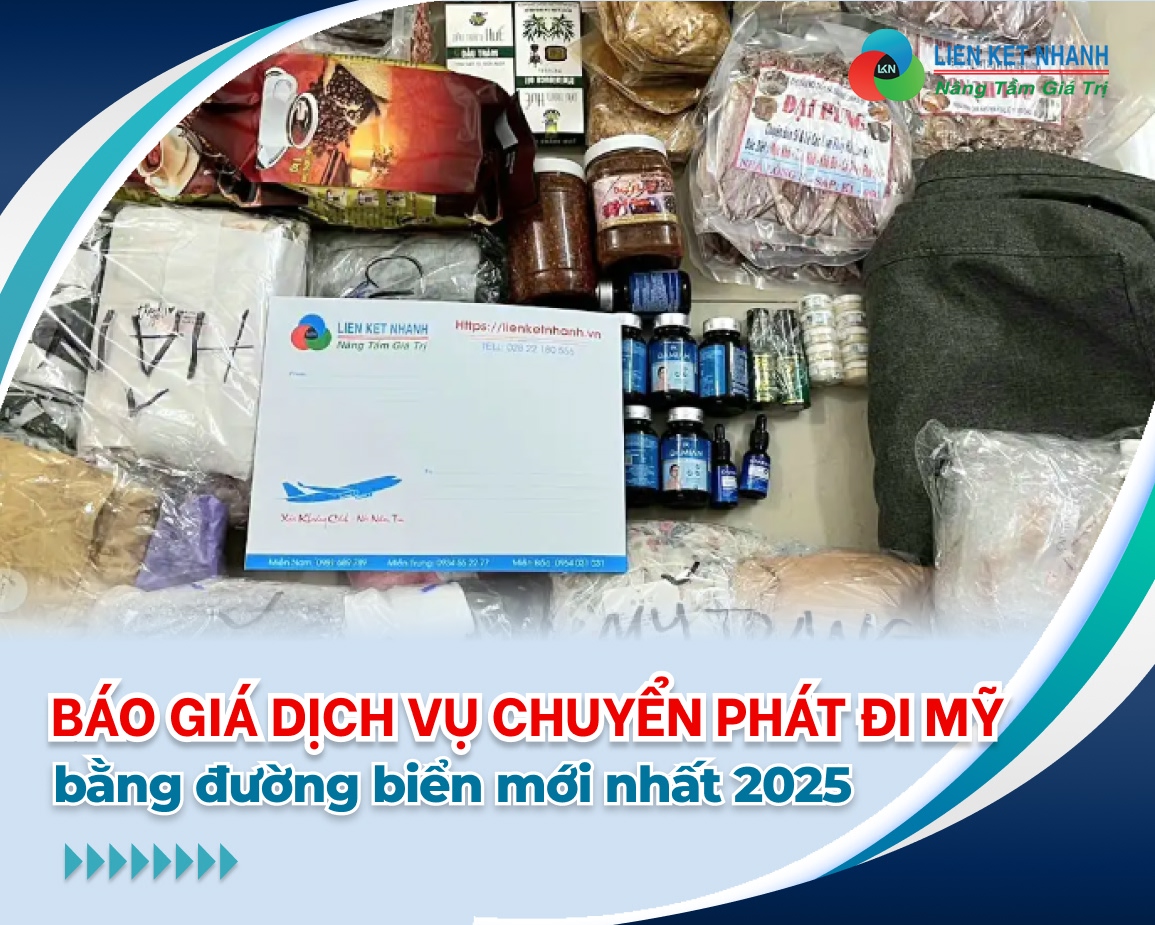 Báo giá dịch vụ chuyển phát đi Mỹ bằng đường biển mới nhất 2025